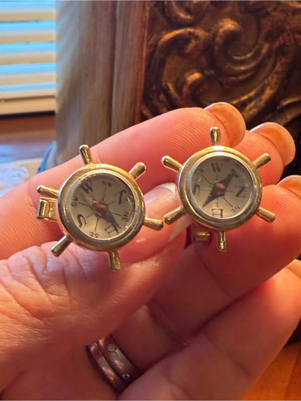SWANK Gold Tone Nautical Vintage Collection